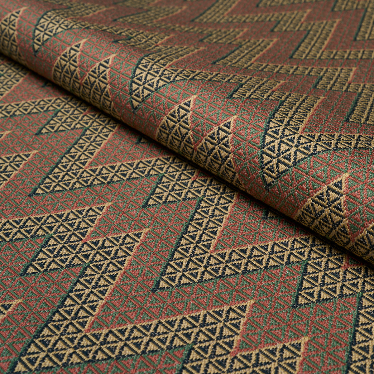 SCHUMACHER  LUXE LODGE ALPINE PEAKS CHEVRON WOVEN WOVEN TERRACOTTA DESERT   - 84970