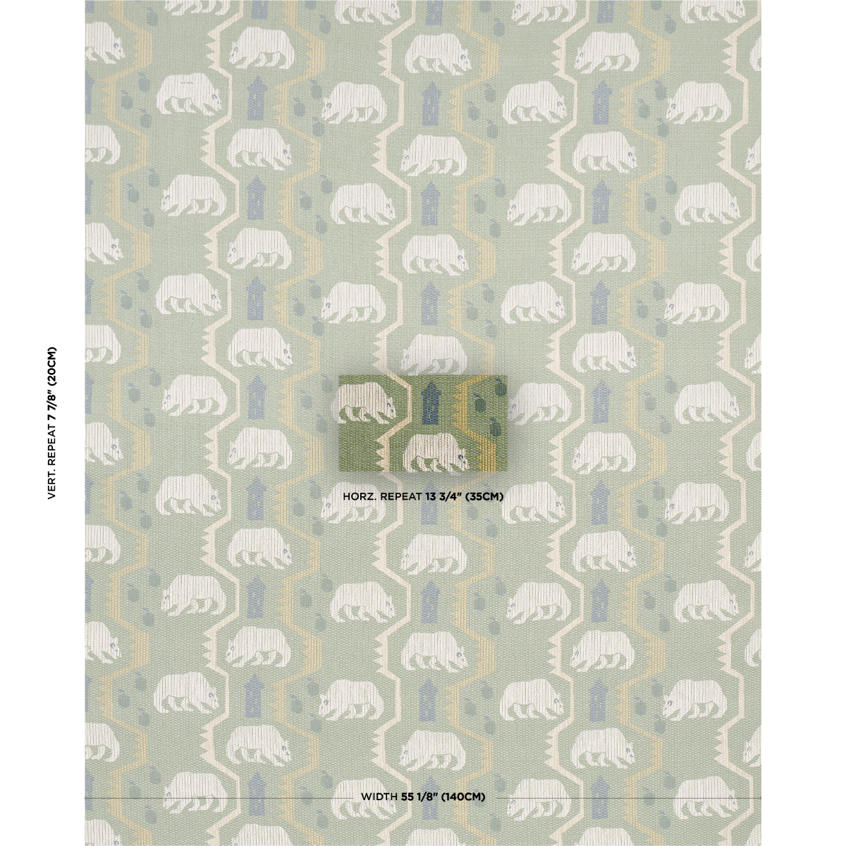 SCHUMACHER  LUXE LODGE BEAR BRIGADE WOVEN WOVEN FOREST   - 84981