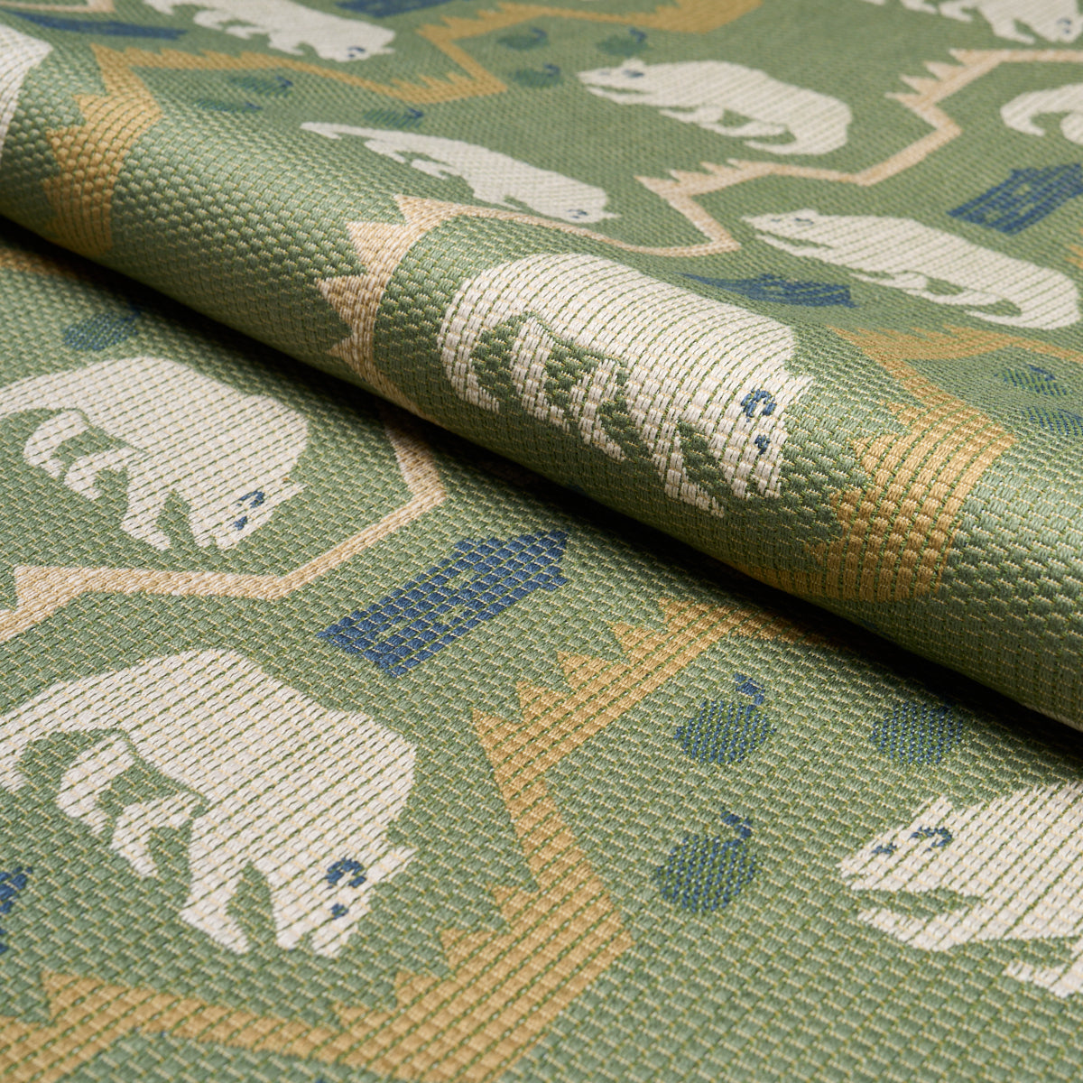 SCHUMACHER  LUXE LODGE BEAR BRIGADE WOVEN WOVEN FOREST   - 84981