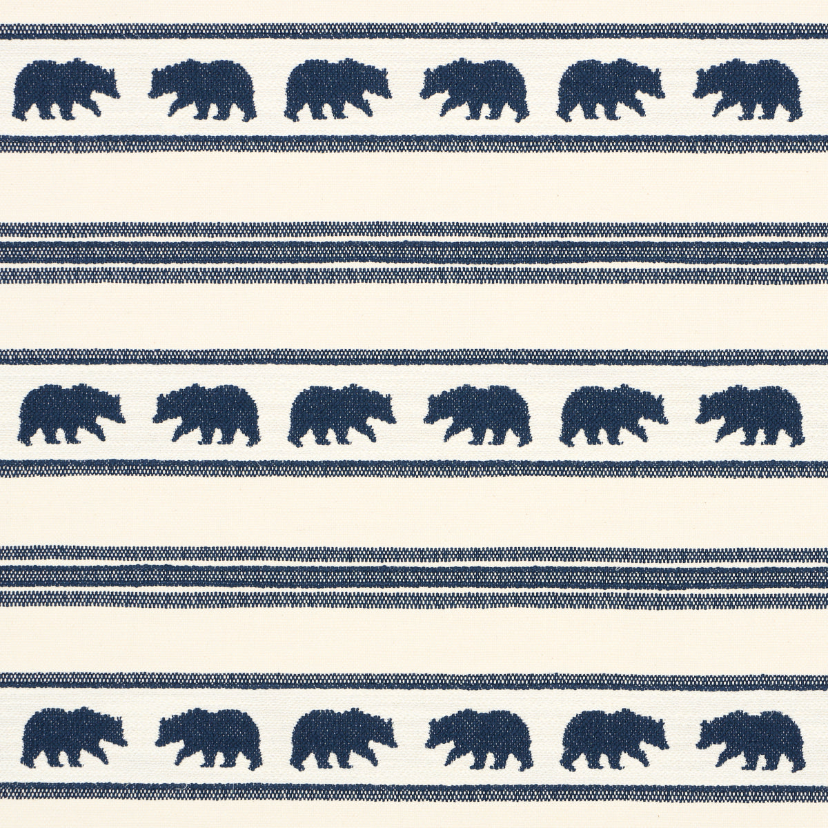 SCHUMACHER  LUXE LODGE KODA STRIPE WOVEN WOVEN INDIGO   - 84990