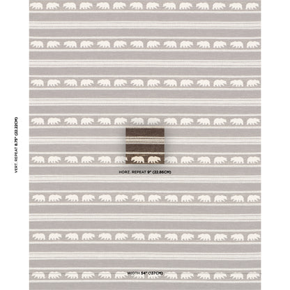 SCHUMACHER  LUXE LODGE KODA STRIPE WOVEN WOVEN COFFEE   - 84991