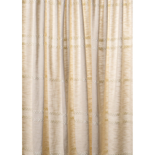 SCHUMACHER  LUXE LODGE PLAINS STRIPE CASEMENT WOVEN WOVEN NATURAL   - 85052
