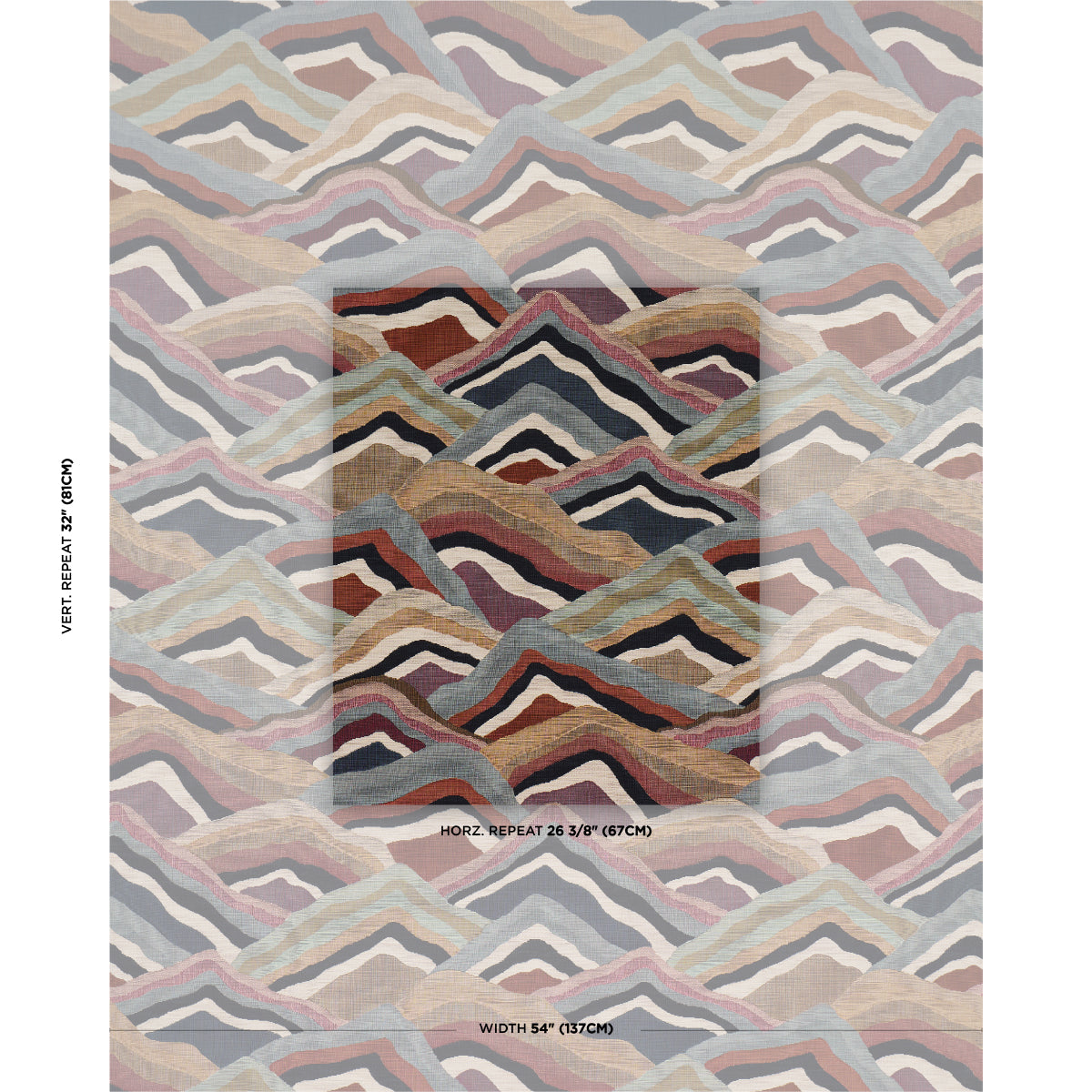 SCHUMACHER  LUXE LODGE AVALA HILLS WOVEN WOVEN EARTHY MULTI   - 85060