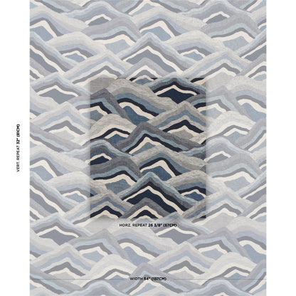 SCHUMACHER  LUXE LODGE AVALA HILLS WOVEN WOVEN OCEAN   - 85062