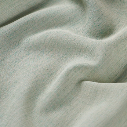 Mint green knit jersey fabric with soft drape and subtle rib texture, ideal for light garments.