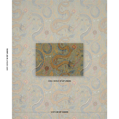 SCHUMACHER  STATEMENT WOVENS SERPENTINE DRAGON WOVEN WOVEN MULTI   - 85090