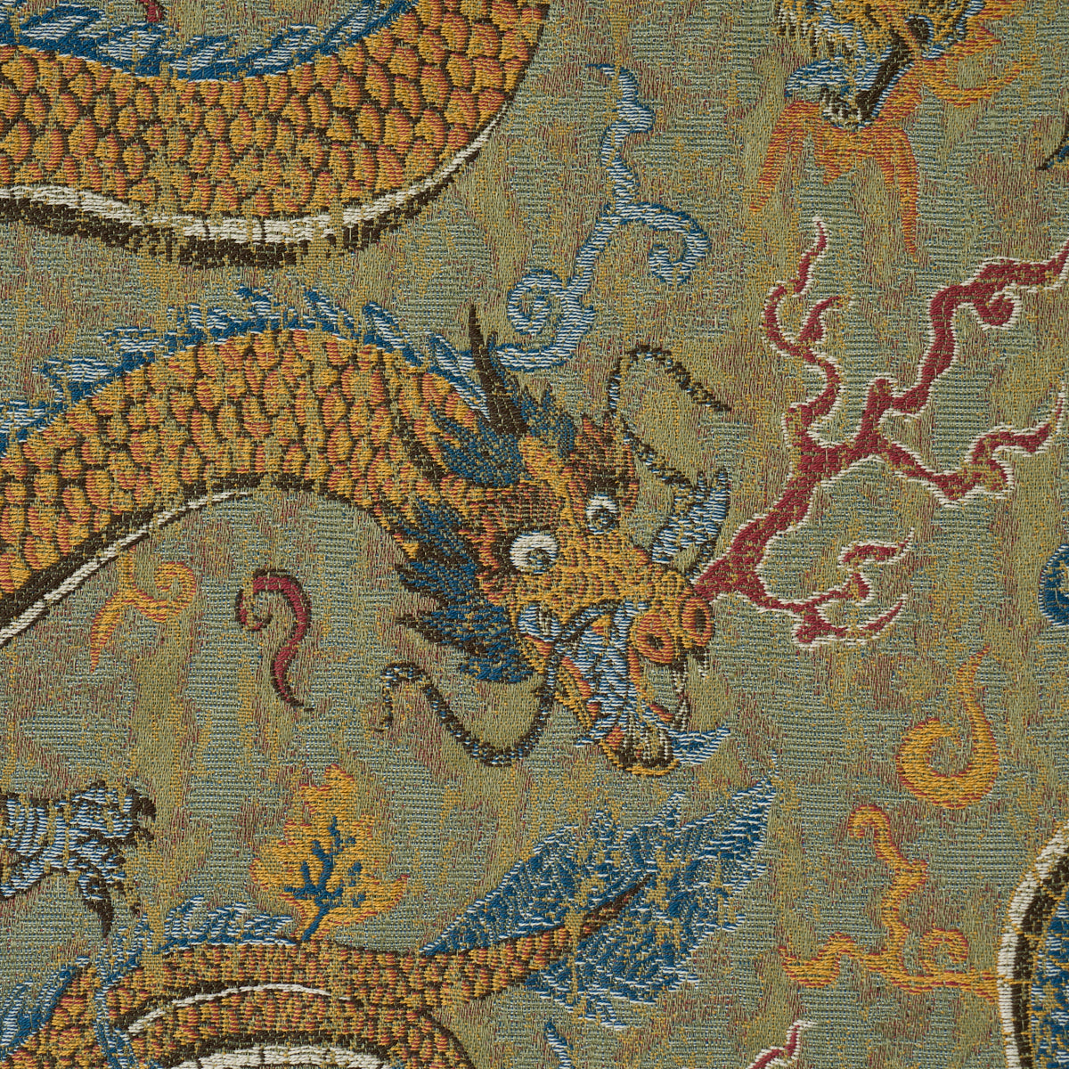 SCHUMACHER  STATEMENT WOVENS SERPENTINE DRAGON WOVEN WOVEN MULTI   - 85090