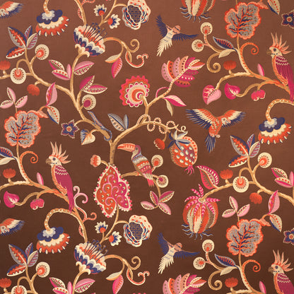 SCHUMACHER  STATEMENT WOVENS BIRDS OF PARADISE WOVEN WOVEN WOVEN CHESTNUT   - 85111