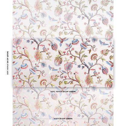 SCHUMACHER  STATEMENT WOVENS BIRDS OF PARADISE WOVEN WOVEN WOVEN MIST   - 85112