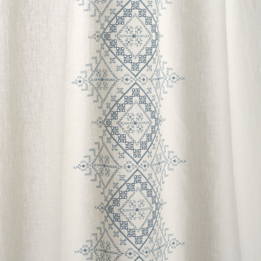 SCHUMACHER  SHEERS & CASEMENTS BIRGITTA SHEER   Sky   - 85120