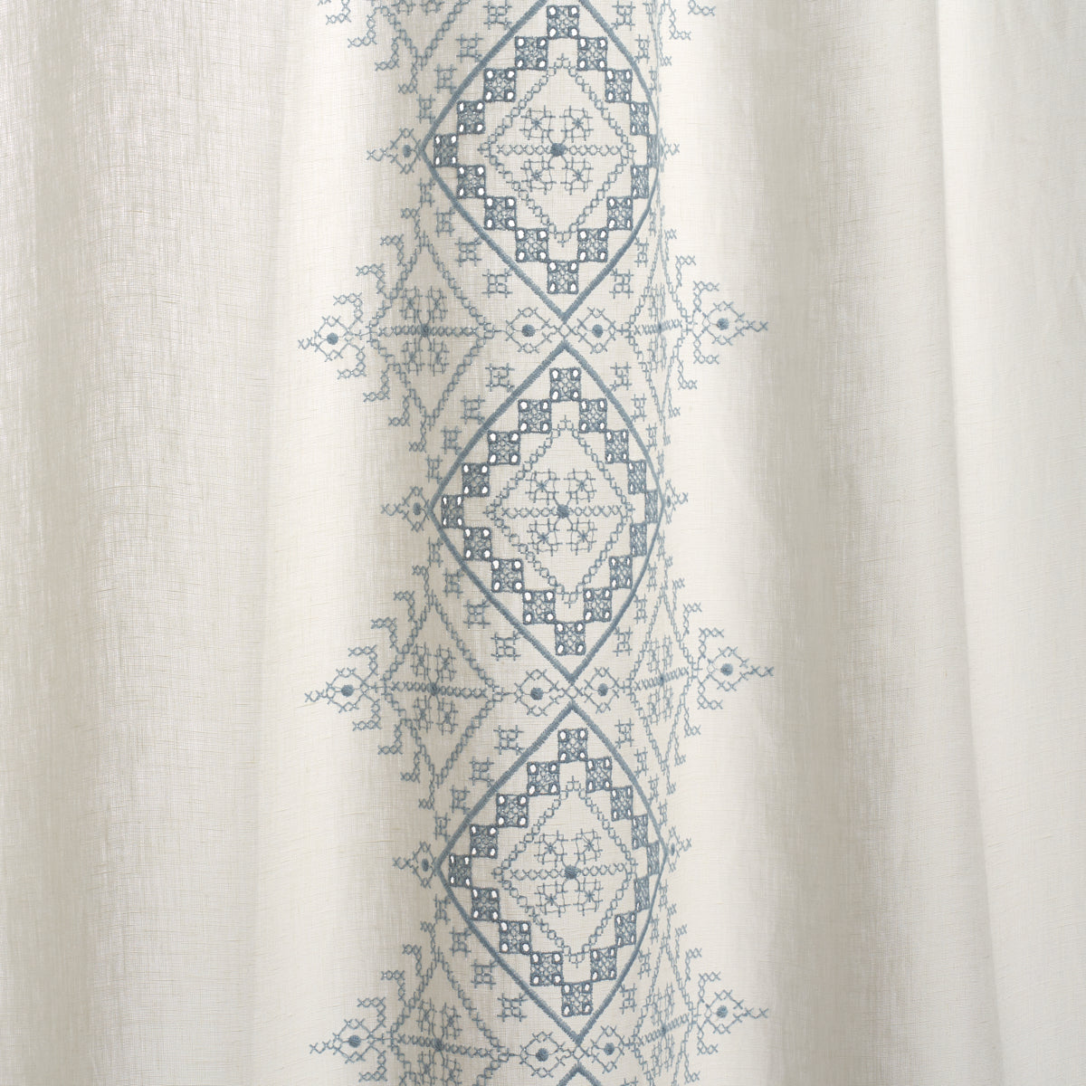 SCHUMACHER  SHEERS & CASEMENTS BIRGITTA SHEER   Sky   - 85120