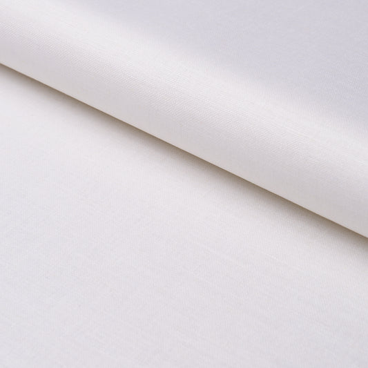 SCHUMACHER  PATTERSON FLYNN PATENT LINEN SOLID SOLID WHITE   - 85270