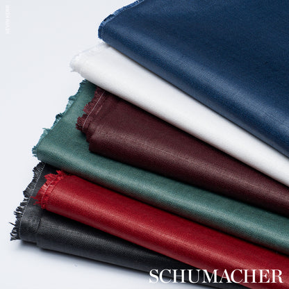 SCHUMACHER  PATTERSON FLYNN PATENT LINEN   Plum   - 85272