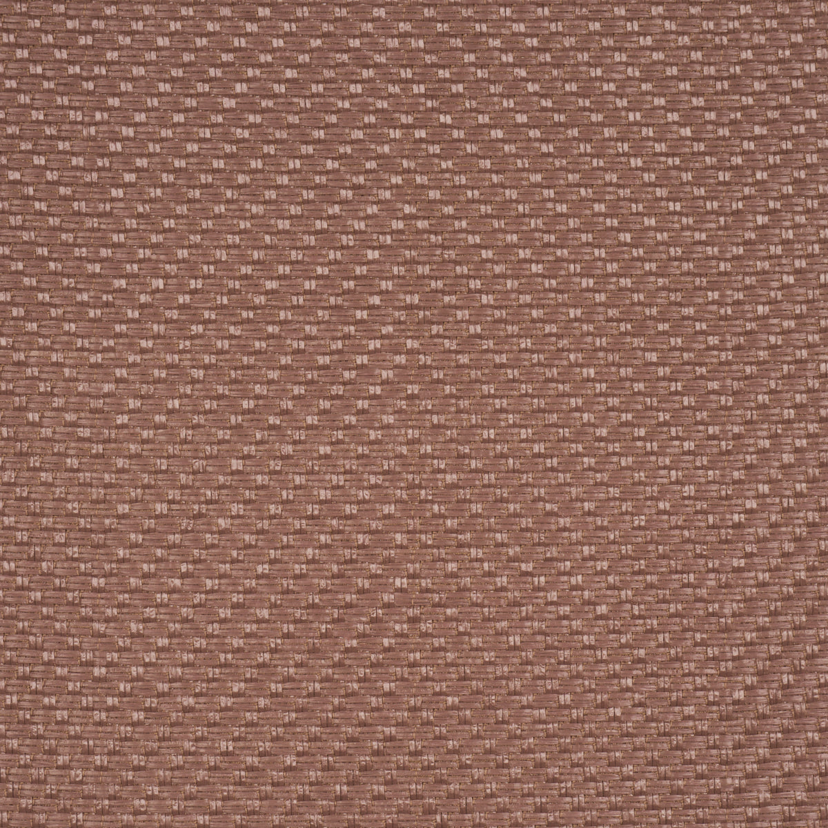 Brown woven textile with a small grid basket-weave pattern, suitable for upholstery or garments.