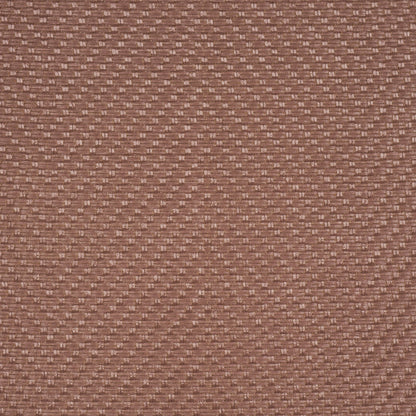 Brown woven textile with a small grid basket-weave pattern, suitable for upholstery or garments.