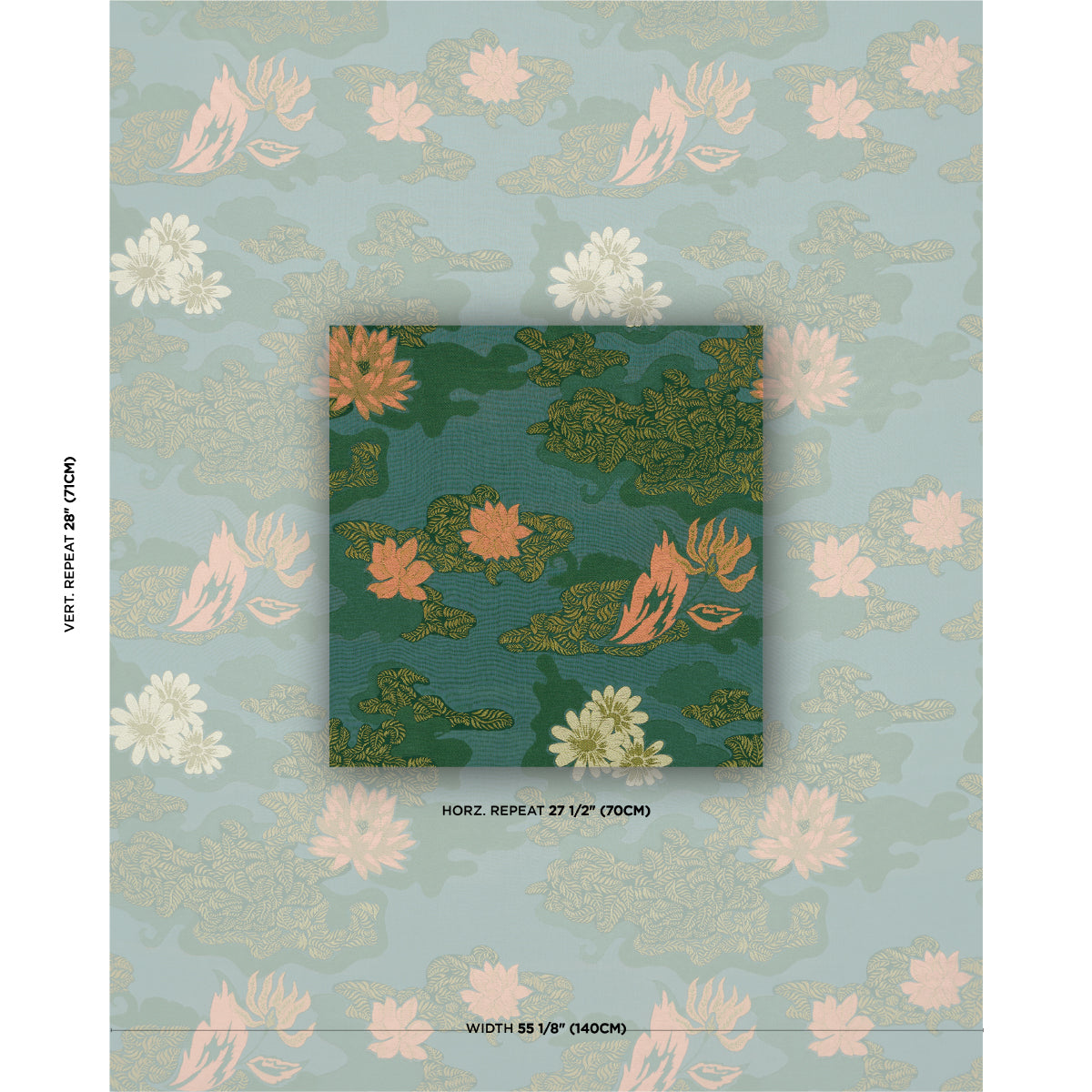 SCHUMACHER  LAURA GONZALEZ LIAN DREAM WOVEN WOVEN TURQUOISE   - 85500