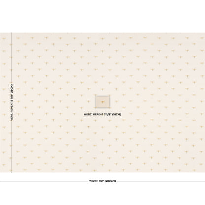 SCHUMACHER  A COUNTRY LIFE DRAGONFLIES WOVEN WOVEN OCHRE   - 85530