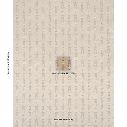 SCHUMACHER  RHYTHM IN MOTION SWANSON SCALLOP WOVEN WOVEN PEWTER   - 85600