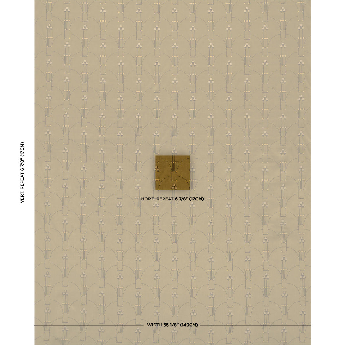 SCHUMACHER  RHYTHM IN MOTION SWANSON SCALLOP WOVEN WOVEN OLIVE   - 85601