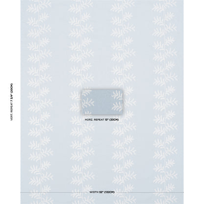 SCHUMACHER  NEW TRADITIONAL ELOISE EMBROIDERY WOVEN WOVEN SKY   - 85632