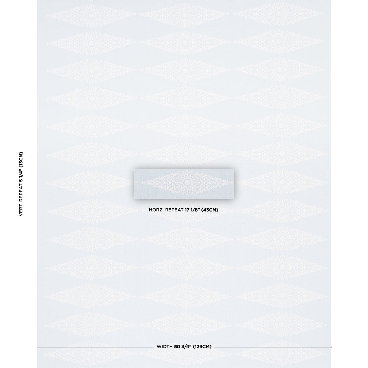 SCHUMACHER  NEW TRADITIONAL TASMIN EMBROIDERY WOVEN WOVEN SOFT BLUE   - 85671