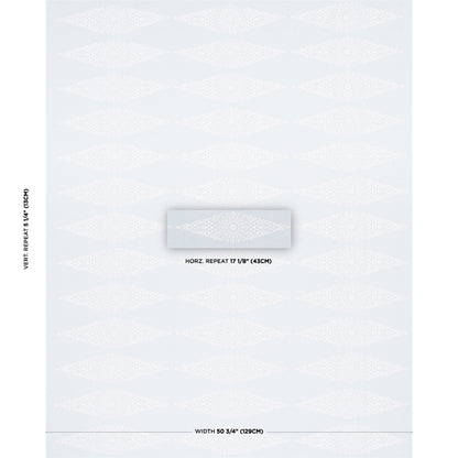 SCHUMACHER  NEW TRADITIONAL TASMIN EMBROIDERY WOVEN WOVEN SOFT BLUE   - 85671