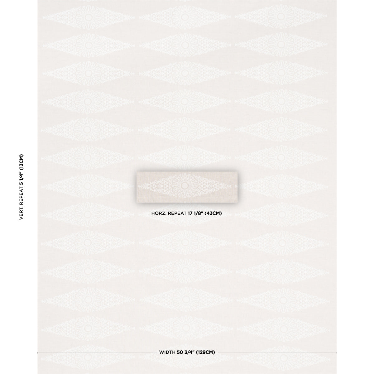 SCHUMACHER  NEW TRADITIONAL TASMIN EMBROIDERY WOVEN WOVEN NATURAL   - 85672