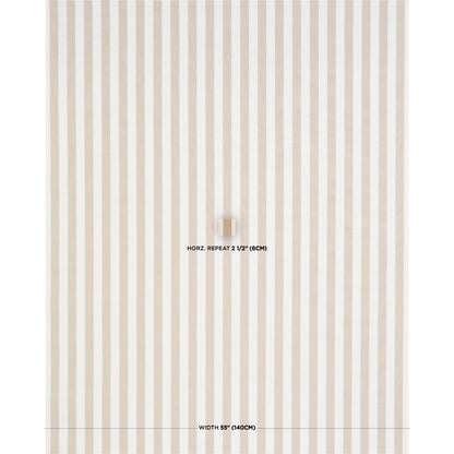 SCHUMACHER  INDOOR/OUTDOOR STRIPES HANSON INDOOR/OUTDOOR STRIPE WOVEN WOVEN SAND   - 85800