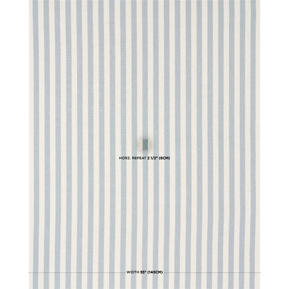 SCHUMACHER  INDOOR/OUTDOOR STRIPES HANSON INDOOR/OUTDOOR STRIPE WOVEN WOVEN TEAL   - 85802