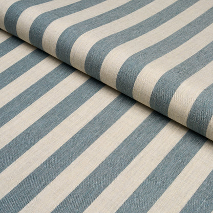SCHUMACHER  INDOOR/OUTDOOR STRIPES HANSON INDOOR/OUTDOOR STRIPE WOVEN WOVEN TEAL   - 85802