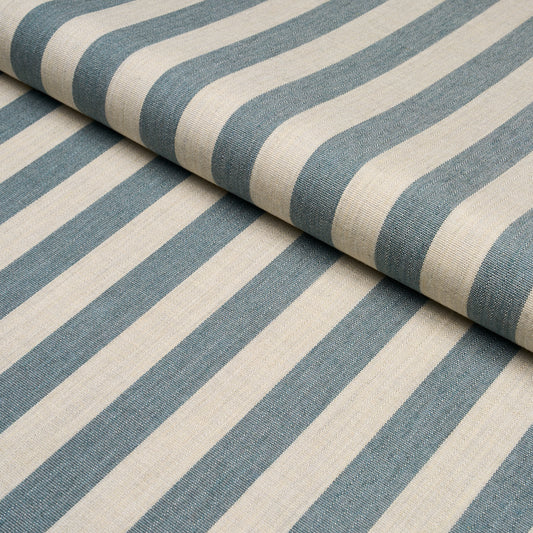 SCHUMACHER  INDOOR/OUTDOOR STRIPES HANSON INDOOR/OUTDOOR STRIPE WOVEN WOVEN TEAL   - 85802