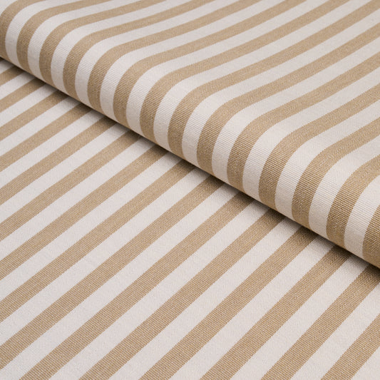 SCHUMACHER  INDOOR/OUTDOOR STRIPES HANSON INDOOR/OUTDOOR STRIPE NARROW WOVEN WOVEN SAND   - 85810