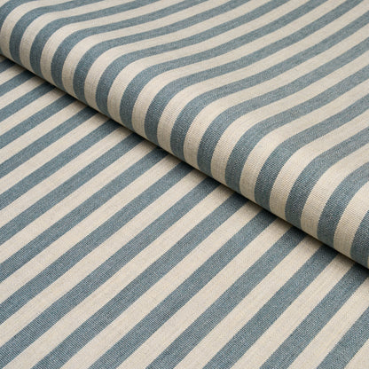 SCHUMACHER  INDOOR/OUTDOOR STRIPES HANSON INDOOR/OUTDOOR STRIPE NARROW WOVEN WOVEN TEAL   - 85813