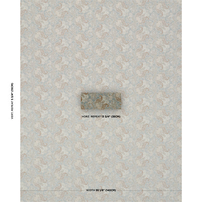 SCHUMACHER  WILLIAMSBURG TULIPANO WOVEN WOVEN FOUNTAIN   - 85831