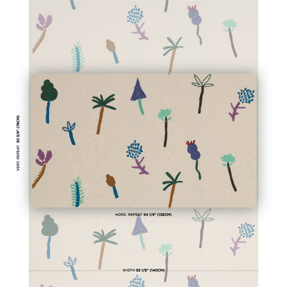 SCHUMACHER  CAROLINE Z HURLEY TROPICAL TREES   Multi   - 85850