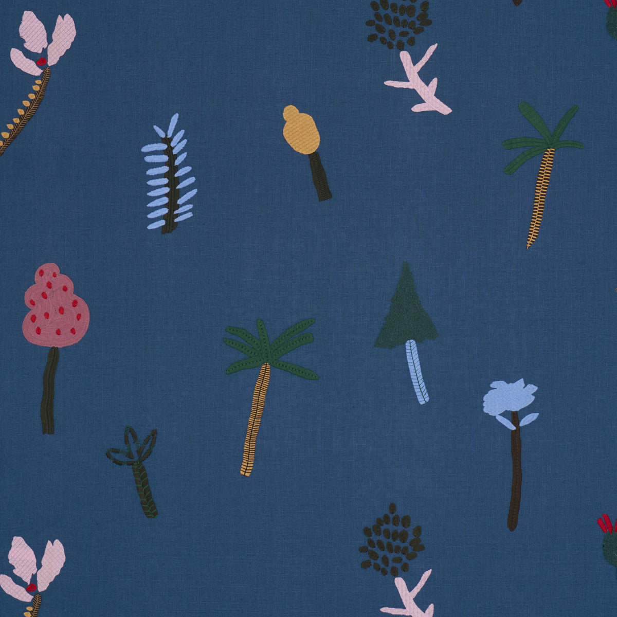 SCHUMACHER  CAROLINE Z HURLEY TROPICAL TREES   Blue   - 85852
