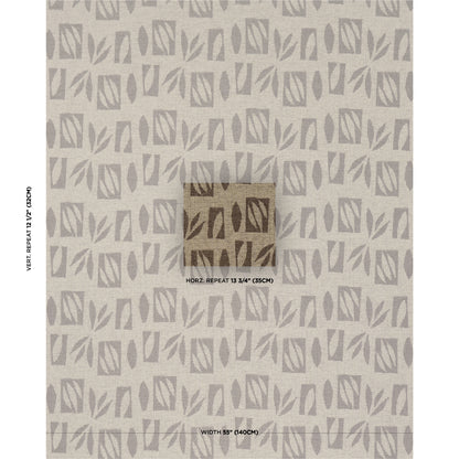 SCHUMACHER  CAROLINE Z HURLEY BANANA LEAF CUT OUT   Brown   - 85882