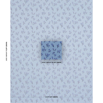 SCHUMACHER  CAROLINE Z HURLEY ROSIE POSY WOVEN   Blue   - 85892