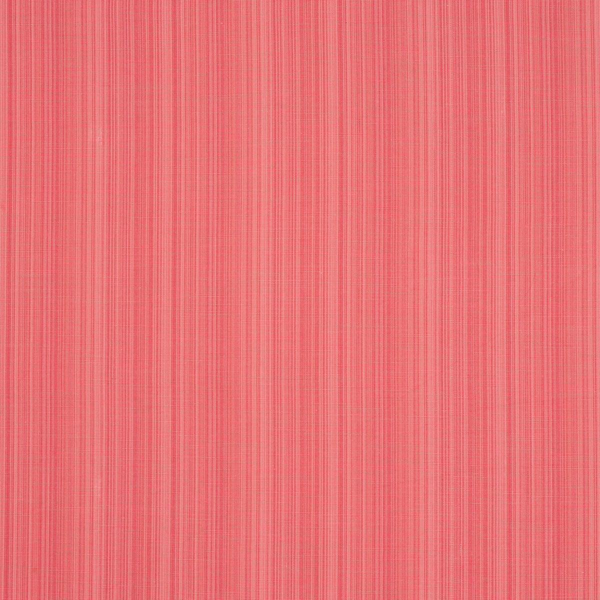 Pink striped fabric with vertical narrow darker stripes and linen texture.