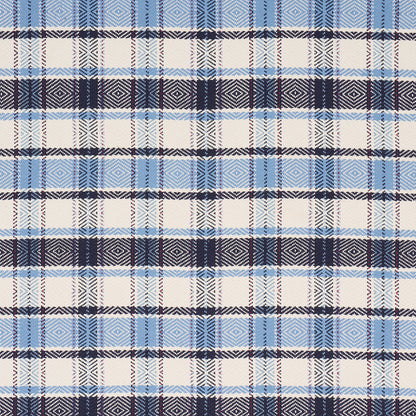 SCHUMACHER  PRAIRIE HEIDI PLAID WOVEN WOVEN INDIGO   - 85990