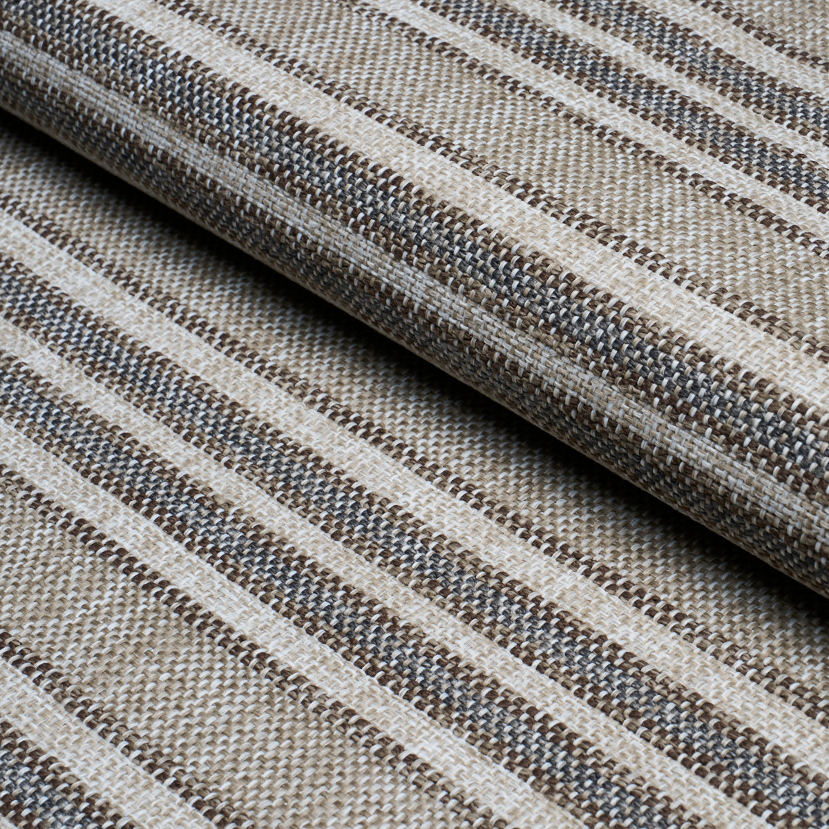 SCHUMACHER  PERENNIAL FAVORITES EVEN KEEL OUTDOOR STRIPE   Greige   - 86030