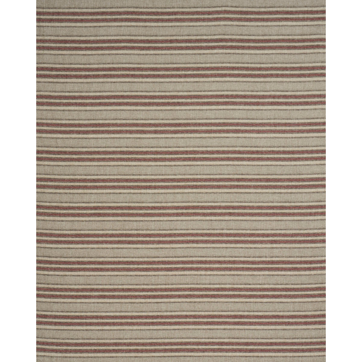 SCHUMACHER  PERENNIAL FAVORITES EVEN KEEL OUTDOOR STRIPE   Rust   - 86031