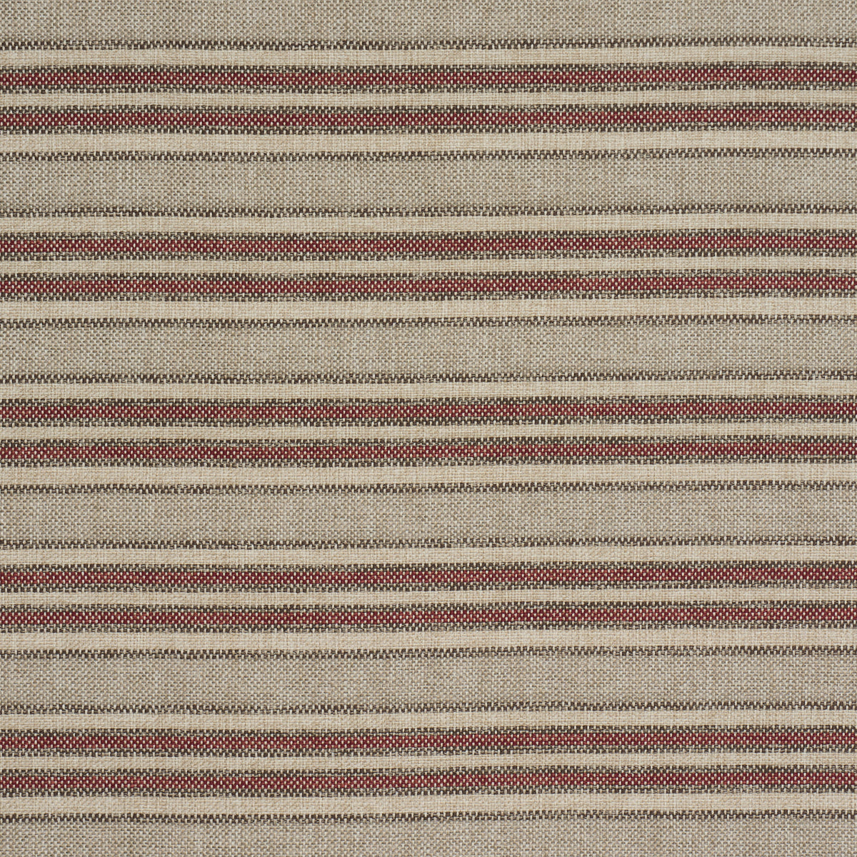 SCHUMACHER  PERENNIAL FAVORITES EVEN KEEL OUTDOOR STRIPE   Rust   - 86031
