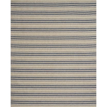 SCHUMACHER  PERENNIAL FAVORITES EVEN KEEL OUTDOOR STRIPE   Navy   - 86032