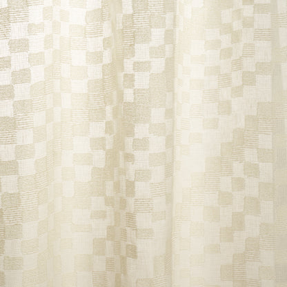 SCHUMACHER  PATTERSON FLYNN CADENCE LINEN SHEER   Ivory   - 86040