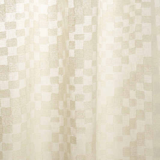 SCHUMACHER  PATTERSON FLYNN CADENCE LINEN SHEER   Ivory   - 86040