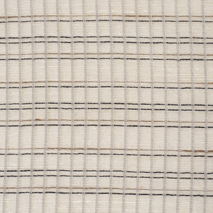 SCHUMACHER  PATTERSON FLYNN PAYTON LINEN SHEER GRID   Black & White   - 86050