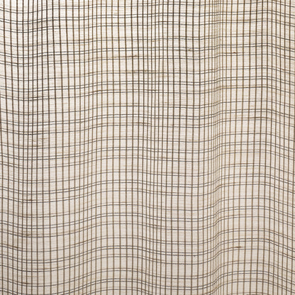 SCHUMACHER  PATTERSON FLYNN PAYTON LINEN SHEER GRID   Black & White   - 86050