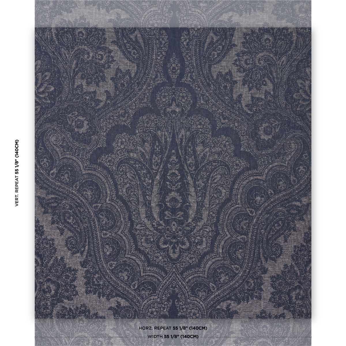SCHUMACHER  ACQUERELLO AMARA PAISLEY   Indigo   - 86120