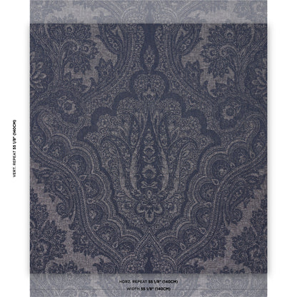 SCHUMACHER  ACQUERELLO AMARA PAISLEY   Indigo   - 86120